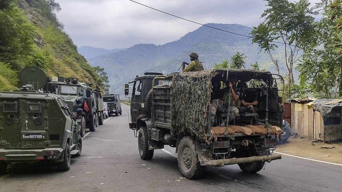 <div class="paragraphs"><p>Army personnel near the site of an encounter between security forces and militants. (Representative image)</p></div>