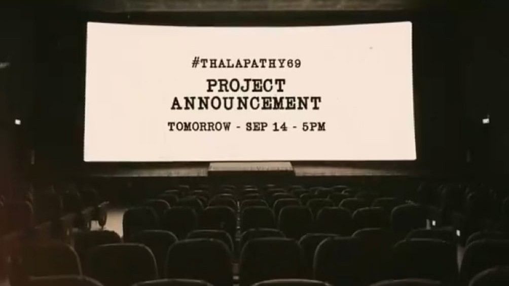 <div class="paragraphs"><p>Screengrab from <em>Thalapathy 69</em> announcement teaser.</p></div>