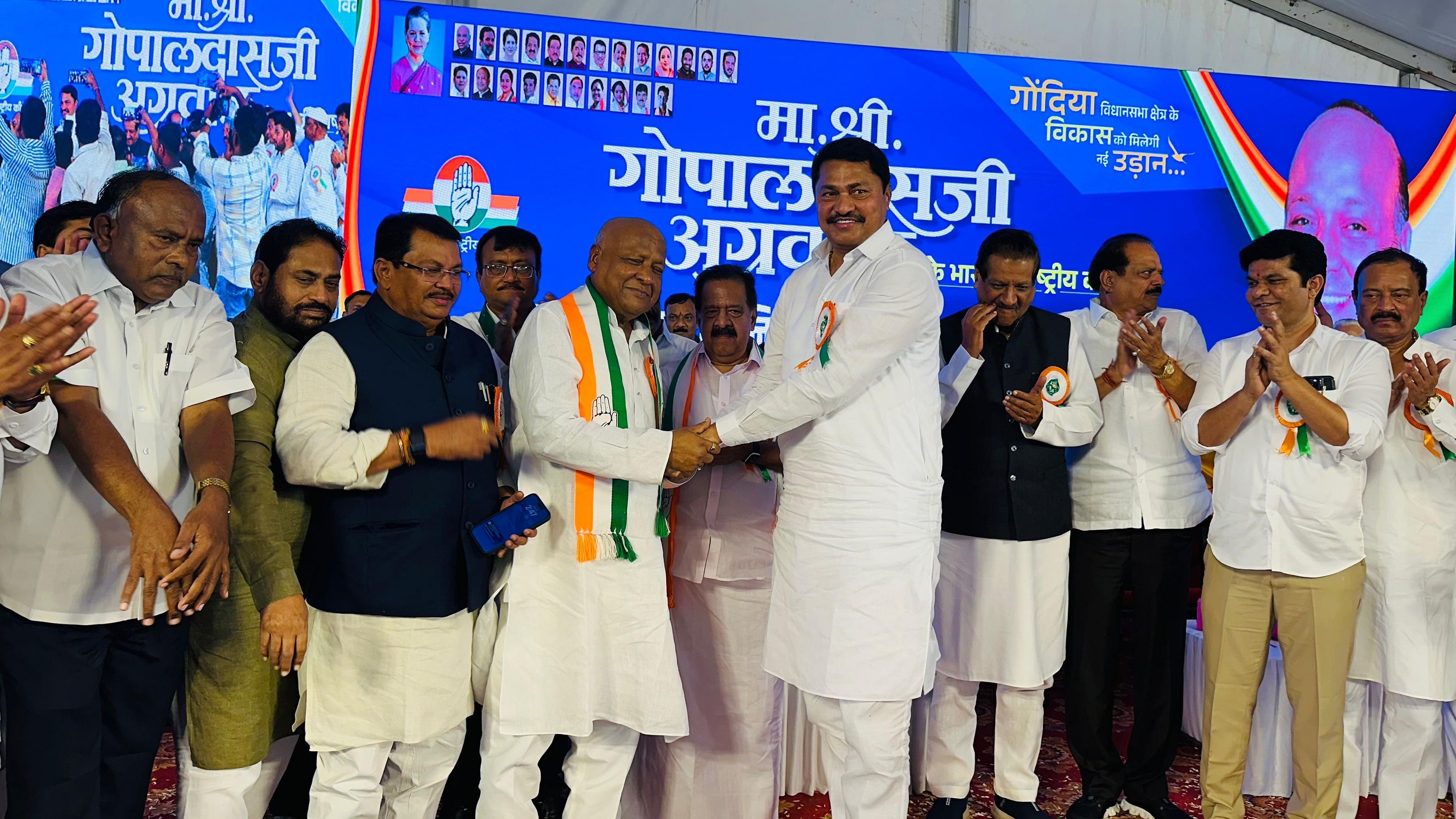 <div class="paragraphs"><p>Agrawal joined the Congress in presence of AICC general secretary Ramesh Chennithala, state Congress President Nana Patole, Leader of the Opposition in the Maharashtra Assembly Vijay Wadettiwar, former Chief Minister Prithviraj Chavan among others.</p></div>