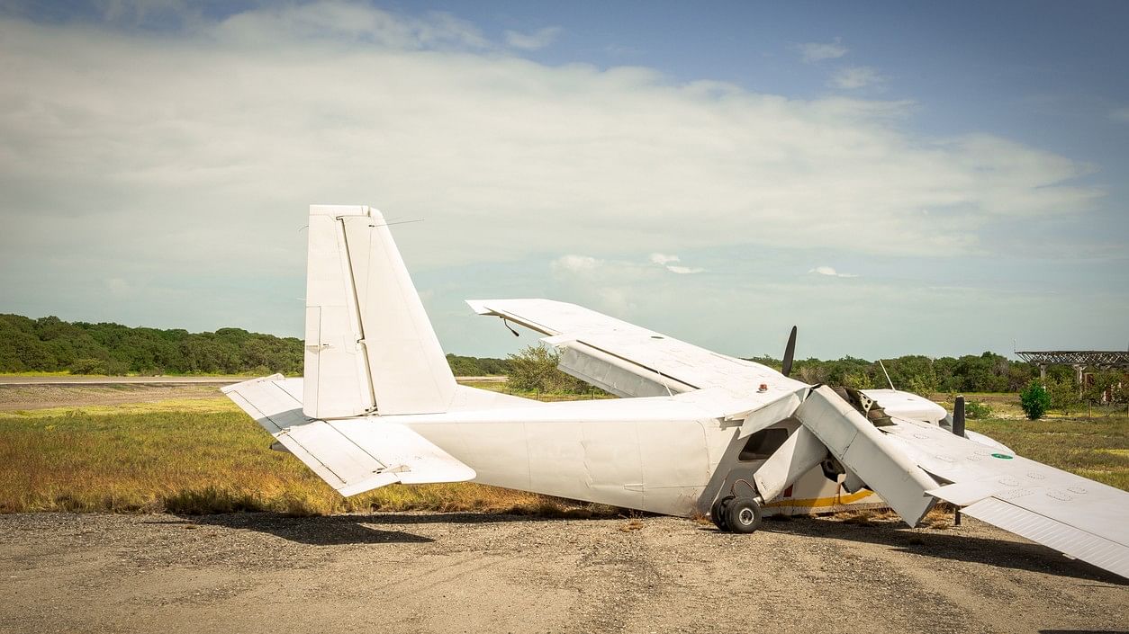 <div class="paragraphs"><p>Representative image showing a two-seater aircraft crash.</p></div>