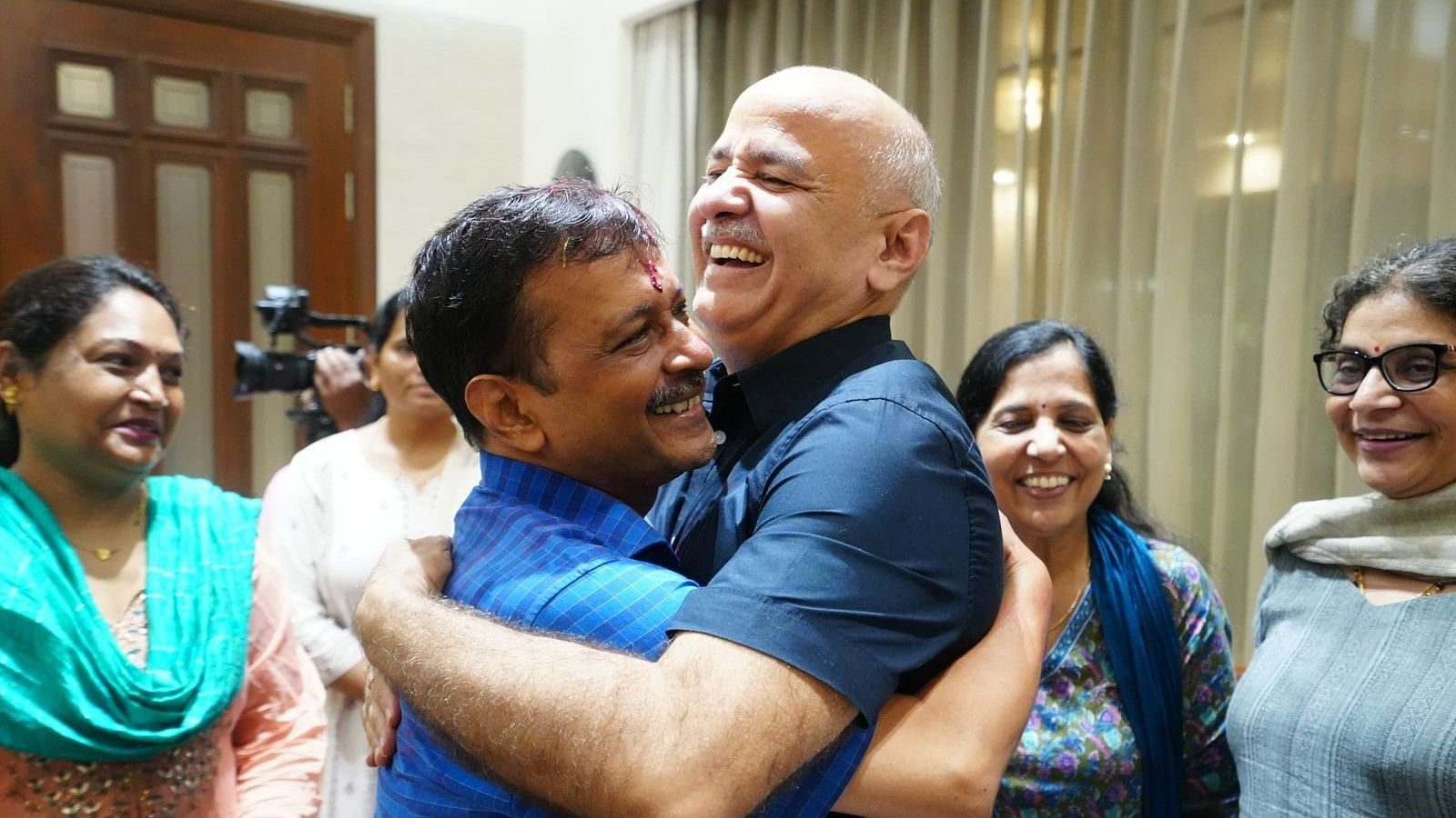 <div class="paragraphs"><p>From left: Arvind Kejriwal, Manish Sisodia&nbsp;</p></div>