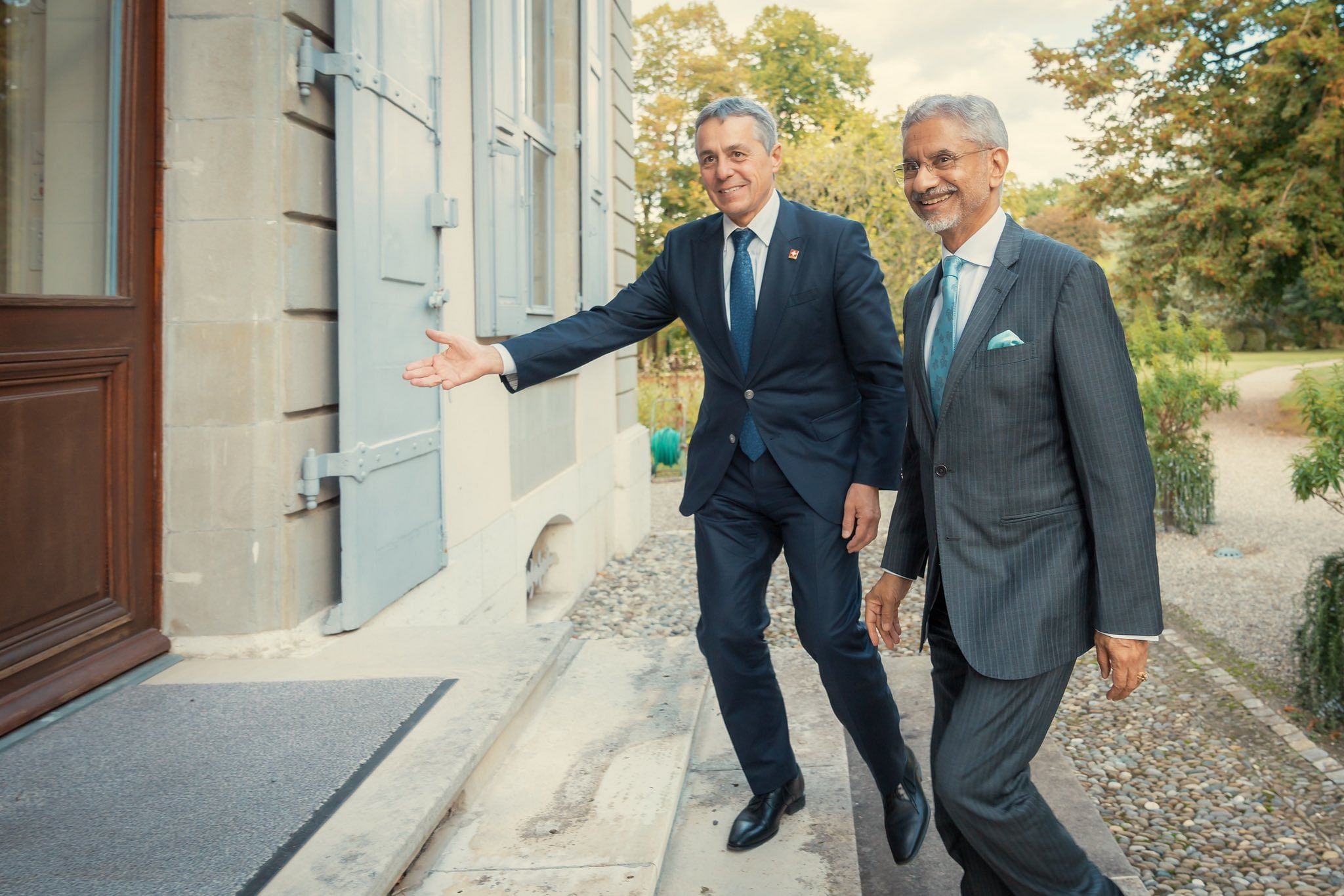 <div class="paragraphs"><p> External Affairs Minister S Jaishankar and&nbsp;Ignazio Daniele Giovanni Cassis</p></div>