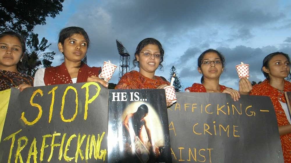 <div class="paragraphs"><p>Anti-human trafficking protest. Representative image. </p></div>