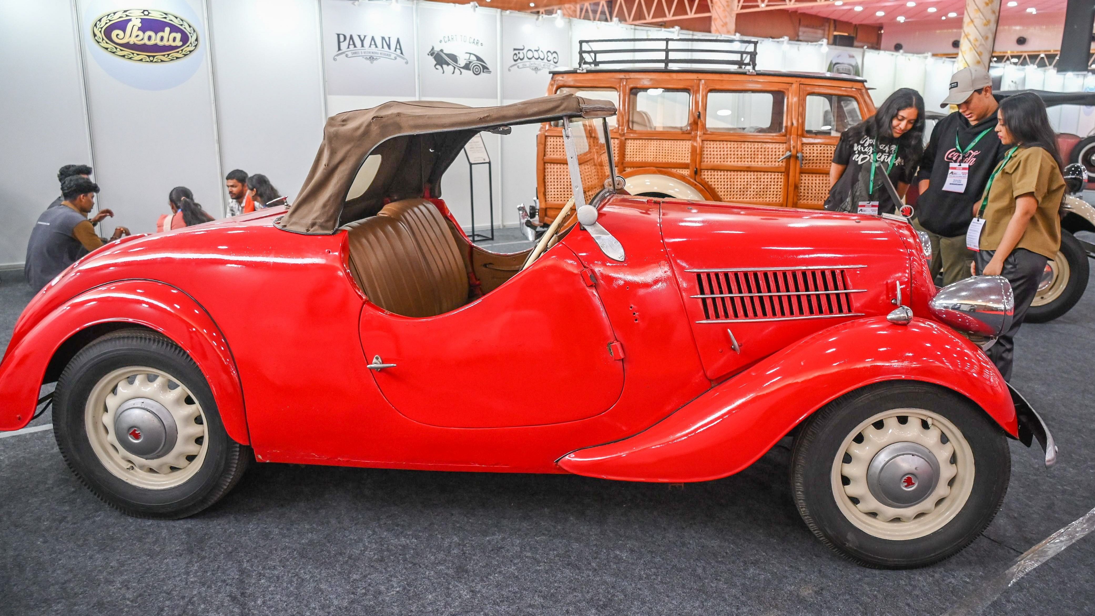 <div class="paragraphs"><p>The 1937 Skoda Popular II 420 Roadster that was on display at the third edition of the International Autoshow held at Palace Grounds in Bengaluru. </p></div>