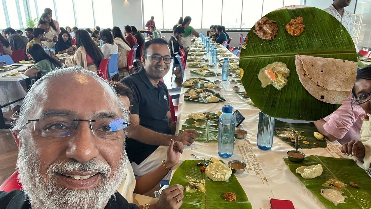 <div class="paragraphs"><p>The company's co-founder Tarun Mehta and Swapnil Jain were seen together in a post shared by the former on X which also had a photo of their meal, known as Sadhya in Malayalam.</p></div>