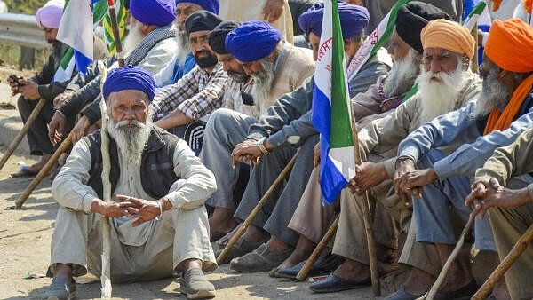 <div class="paragraphs"><p>Haryana farmers during a protest. Representative image.</p></div>