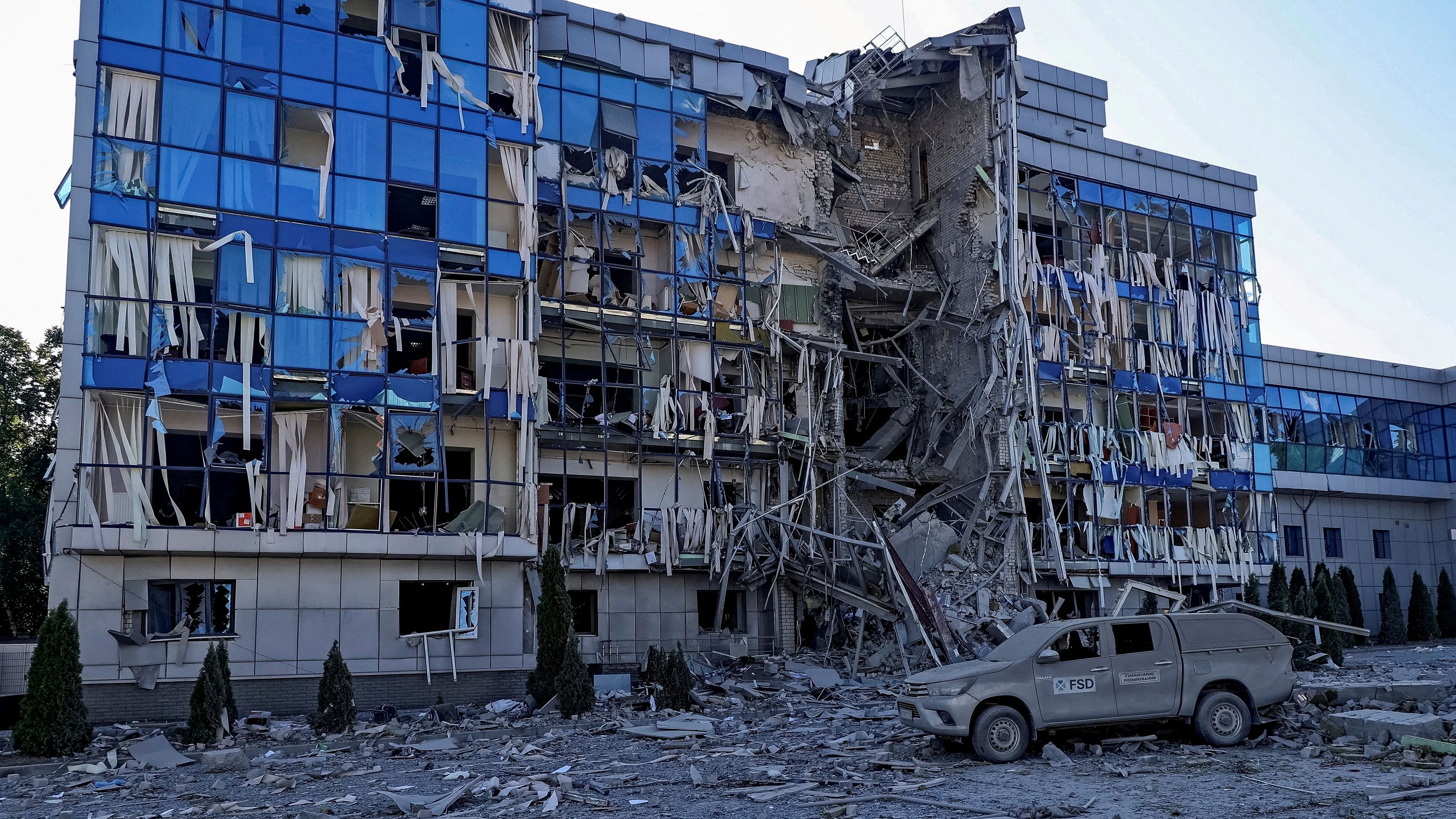 <div class="paragraphs"><p>Aftermath of a Russian missile attack in Kharkiv.</p></div>