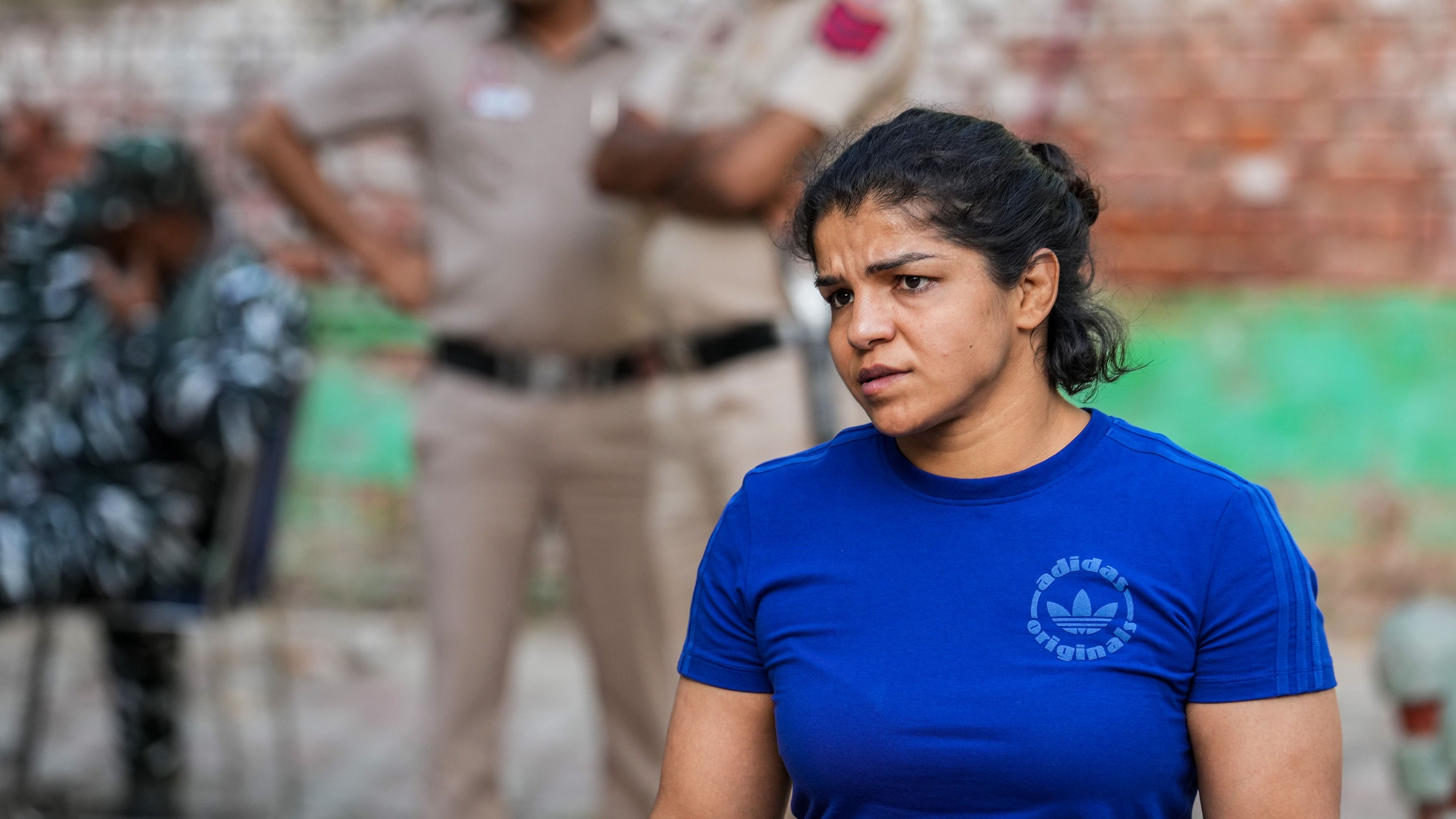 <div class="paragraphs"><p>File photo of wrestler Sakshi Malik</p></div>