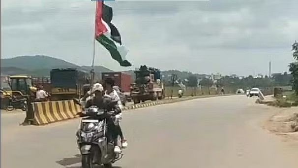 <div class="paragraphs"><p>Video of a group of young men riding a scooter holding a Palestinian flag in Chikkamagaluru went viral on social media.</p></div>