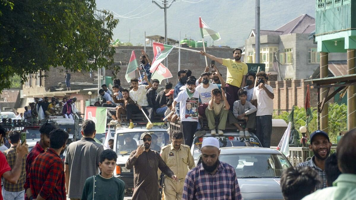 <div class="paragraphs"><p>Election campaigning in full swing in&nbsp;Pulwama.&nbsp;</p></div>