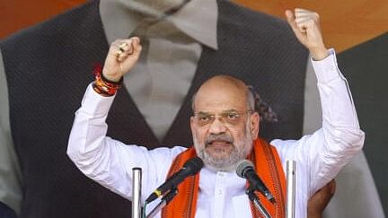 <div class="paragraphs"><p>Union Home Minister Amit Shah speaks during a public meeting ahead of J&amp;K Assembly elections, in Kishtwar district, Jammu &amp; Kashmir, Monday, September 16, 2024. </p></div>