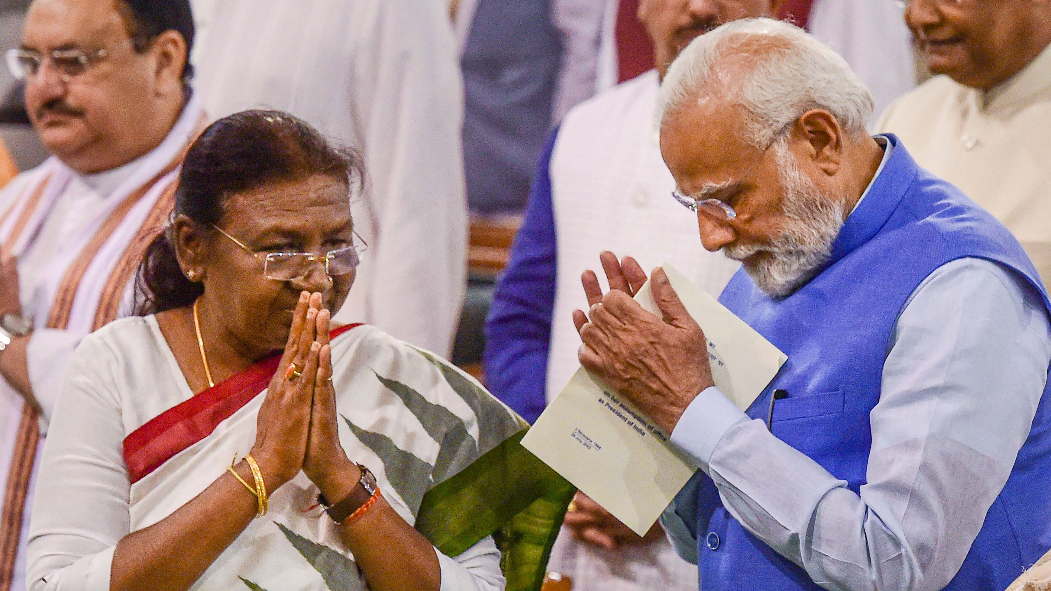 <div class="paragraphs"><p>President Droupadi Murmu and PM Narendra Modi. </p></div>