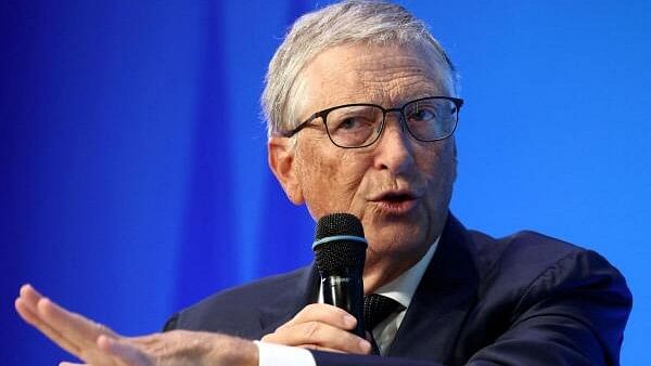 <div class="paragraphs"><p>FILE PHOTO: Bill Gates, co-chair of Bill &amp; Melinda Gates Foundation, gestures as he speaks during a summit on climate and growth at the Bercy Finance Ministry in Paris.&nbsp;</p></div>