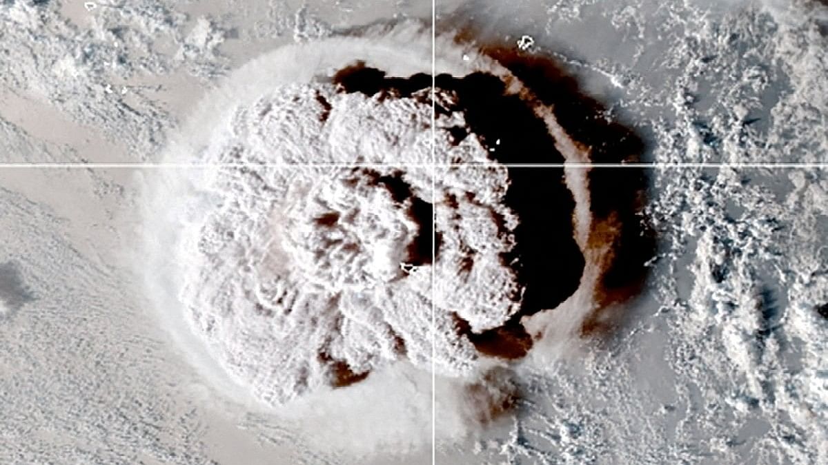 <div class="paragraphs"><p>The eruption of an underwater volcano off Tonga, which triggered a tsunami warning for several South Pacific island nations.</p></div>