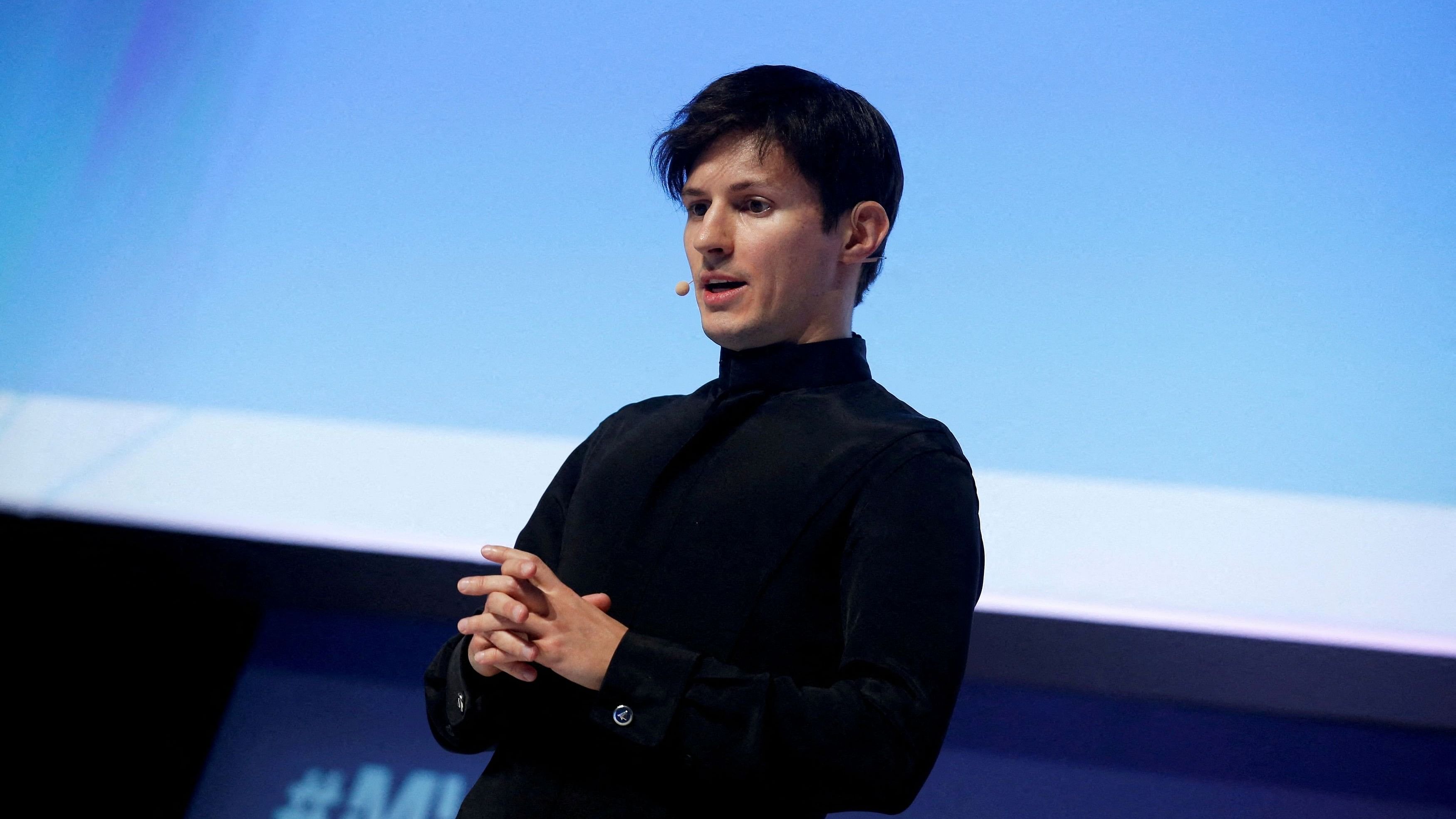 <div class="paragraphs"><p>FILE PHOTO: Founder and CEO of Telegram Pavel Durov delivers a keynote speech during the Mobile World Congress in Barcelona, Spain February 23, 2016. </p></div>