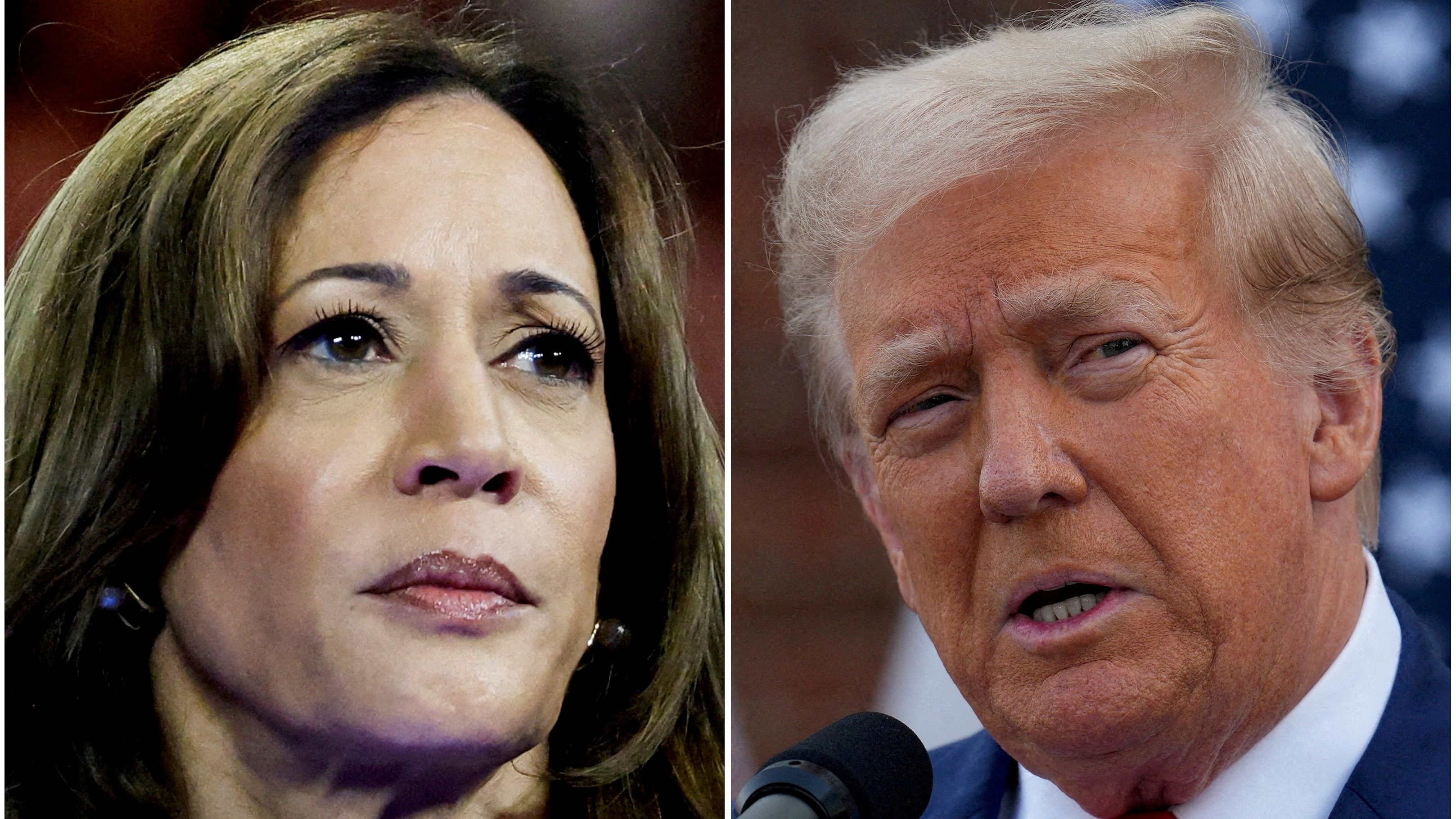 <div class="paragraphs"><p>US Vice President Kamala Harris and former US President Donald Trump </p></div>