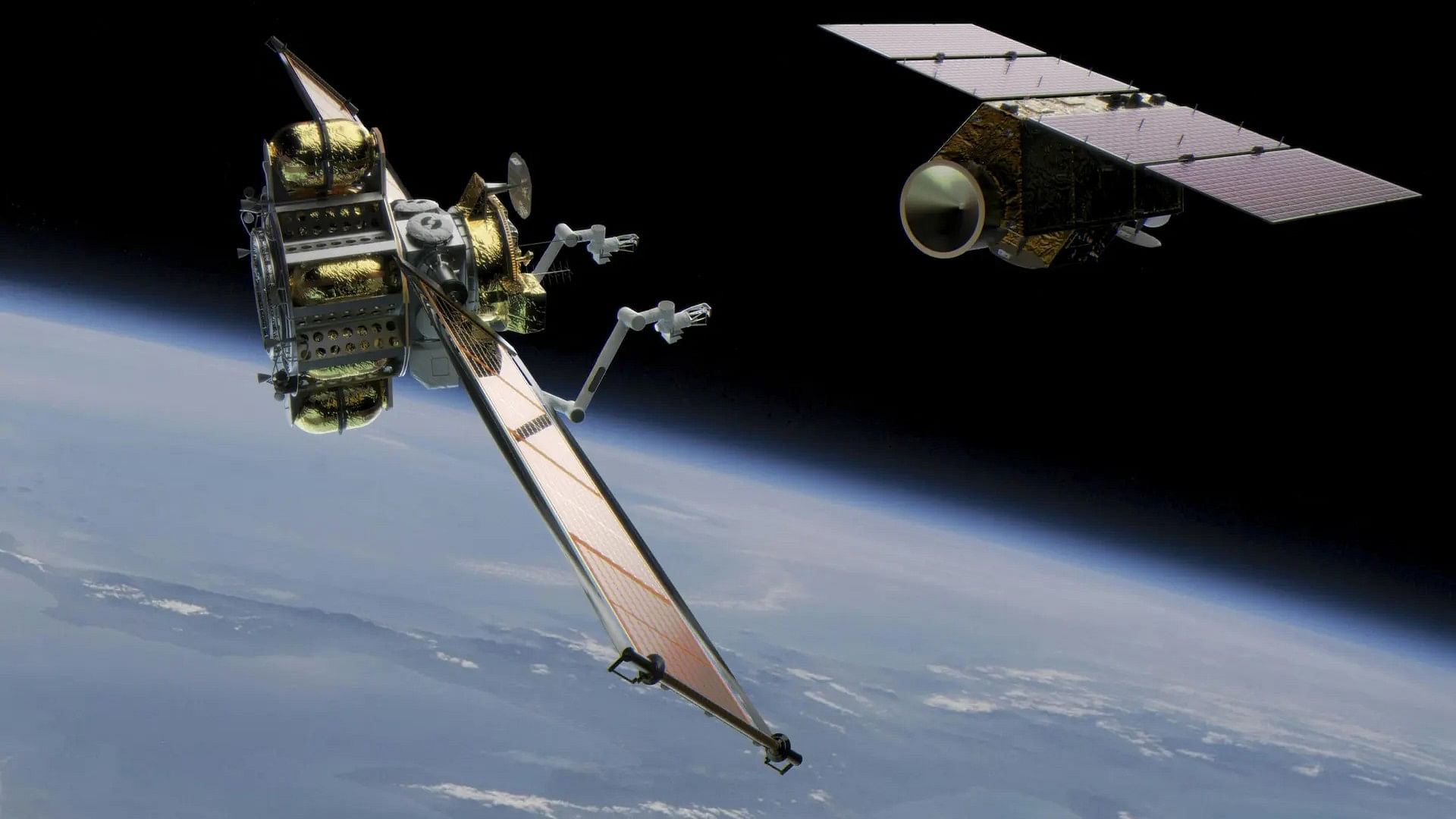 <div class="paragraphs"><p>In-orbit services for satellites. Representative image. </p></div>