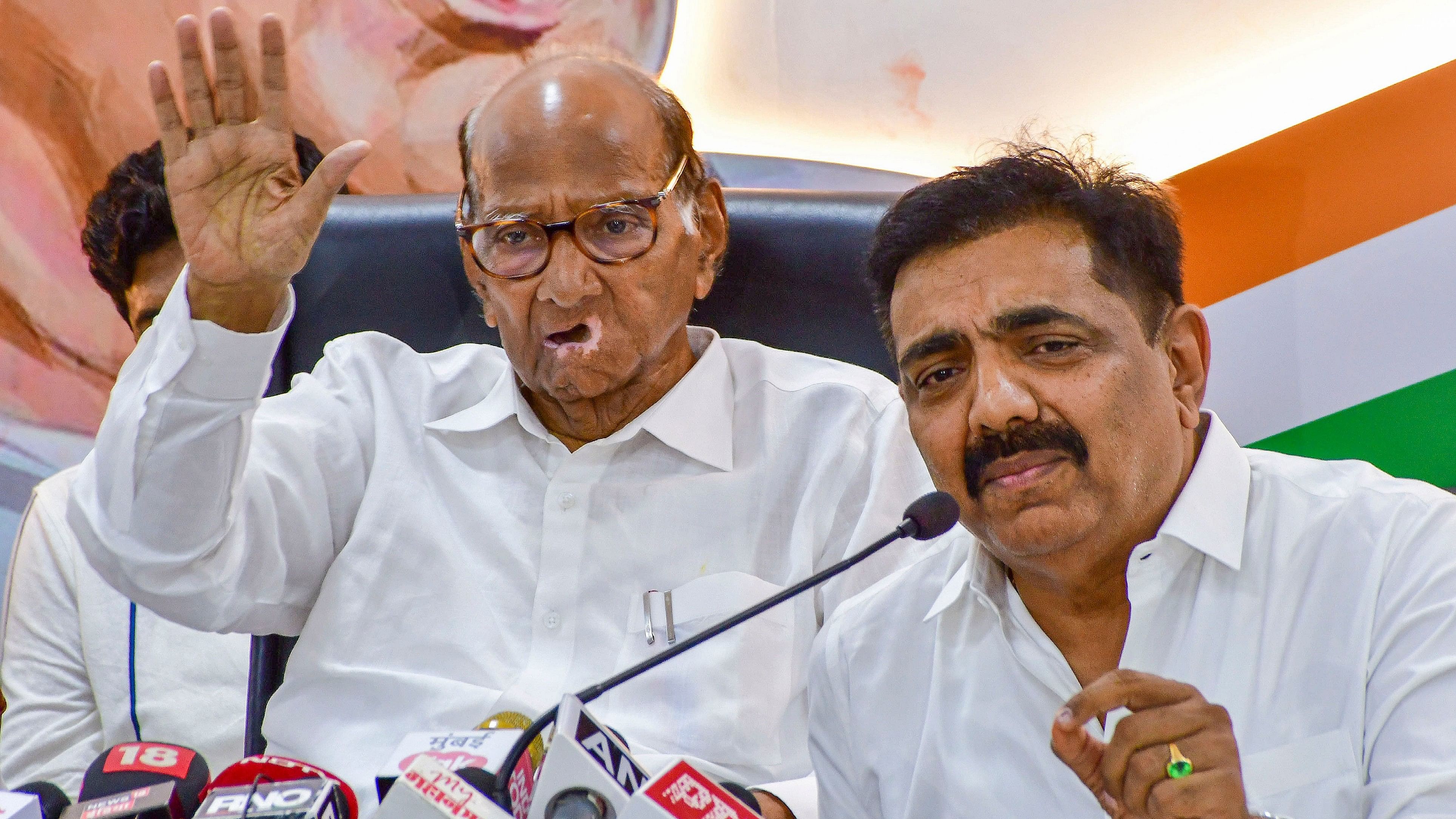 <div class="paragraphs"><p>Mumbai: NCP (Sharadchandra Pawar) chief Sharad Pawar and NCP (SP) president Jayant Patil seen here with NCP (SP)  chief Sharad Pawar </p></div>