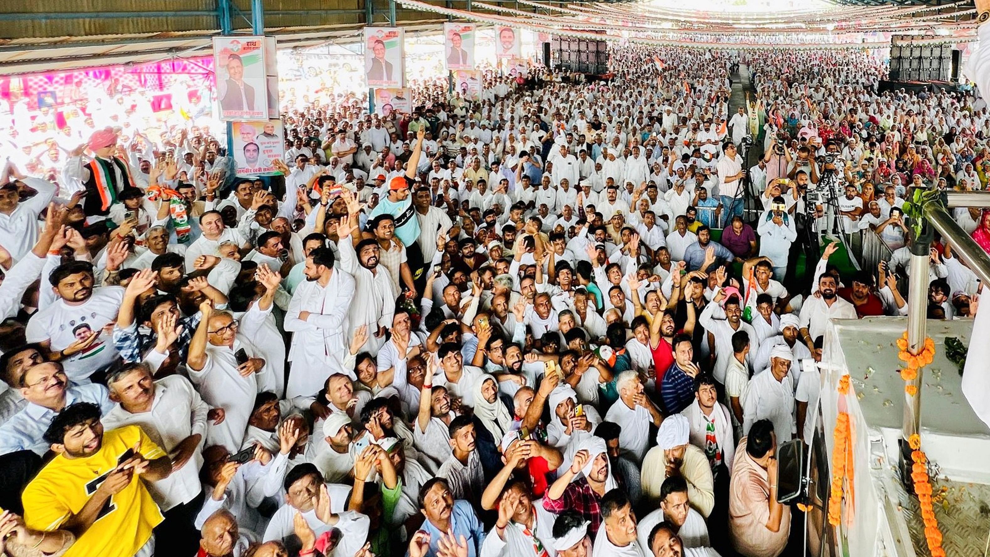 <div class="paragraphs"><p>Representative image showing a poll rally in Haryana</p></div>