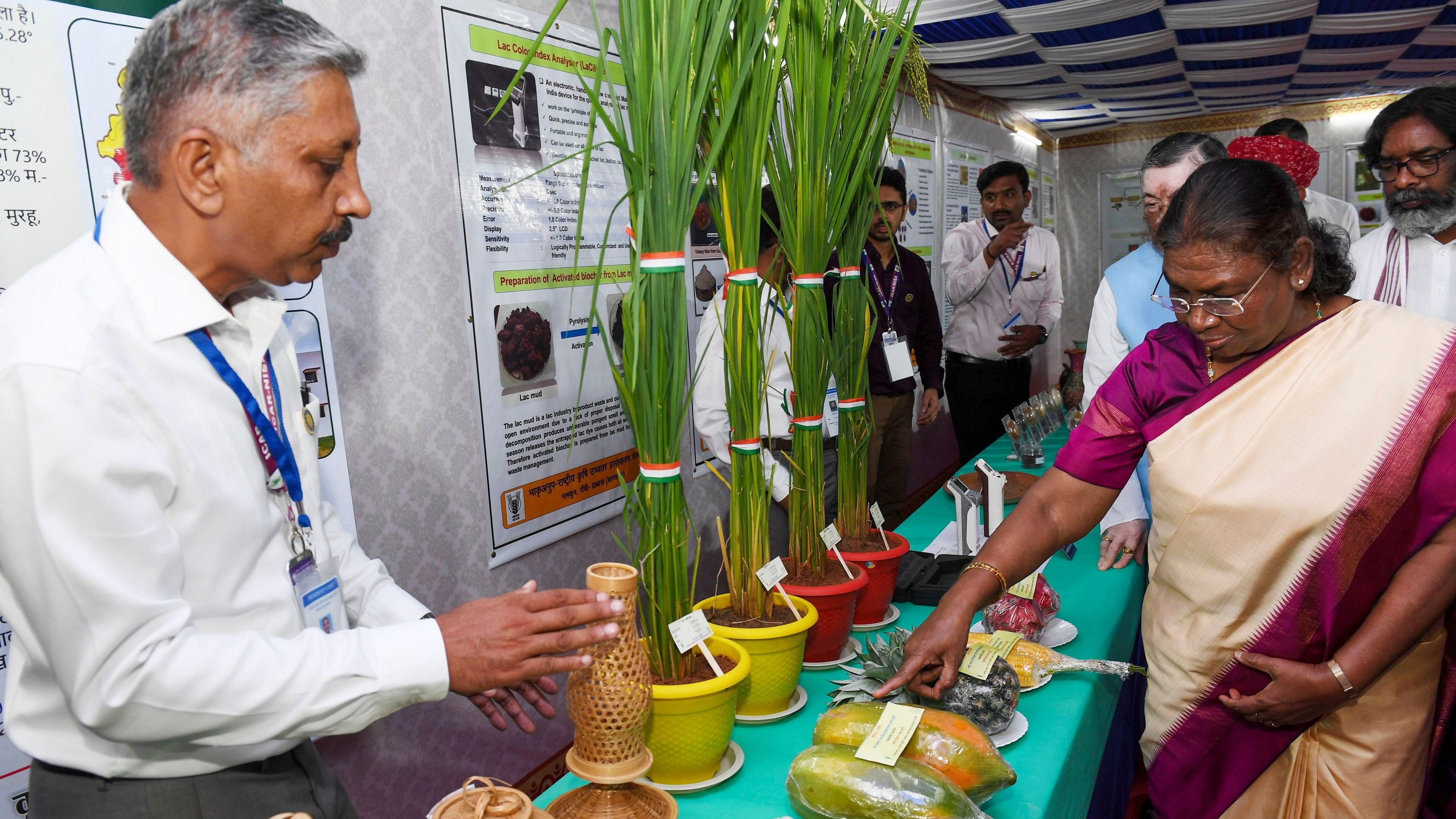 <div class="paragraphs"><p>President Droupadi Murmu at the centenary celebration of the ICAR-National Institute of Secondary Agriculture (NISA), in Ranchi.&nbsp;</p></div>