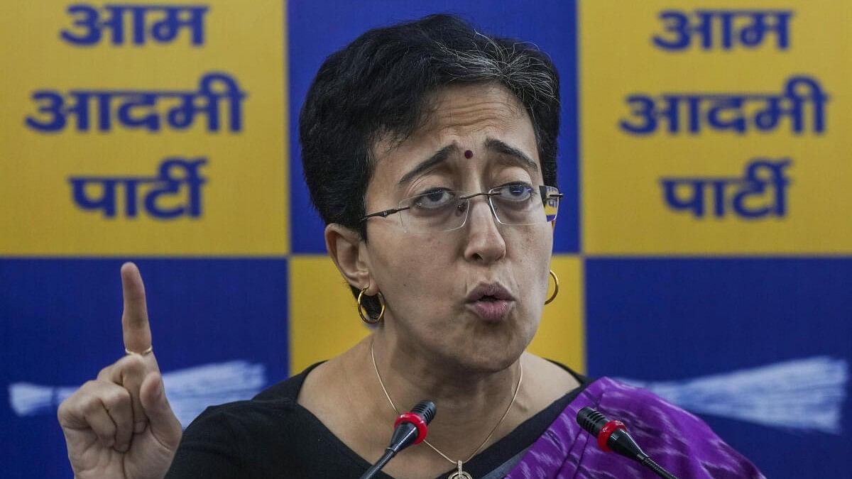 <div class="paragraphs"><p>Delhi chief minister-designate Atishi addresses a press conference, in New Delhi, Friday, September 20, 2024.</p></div>