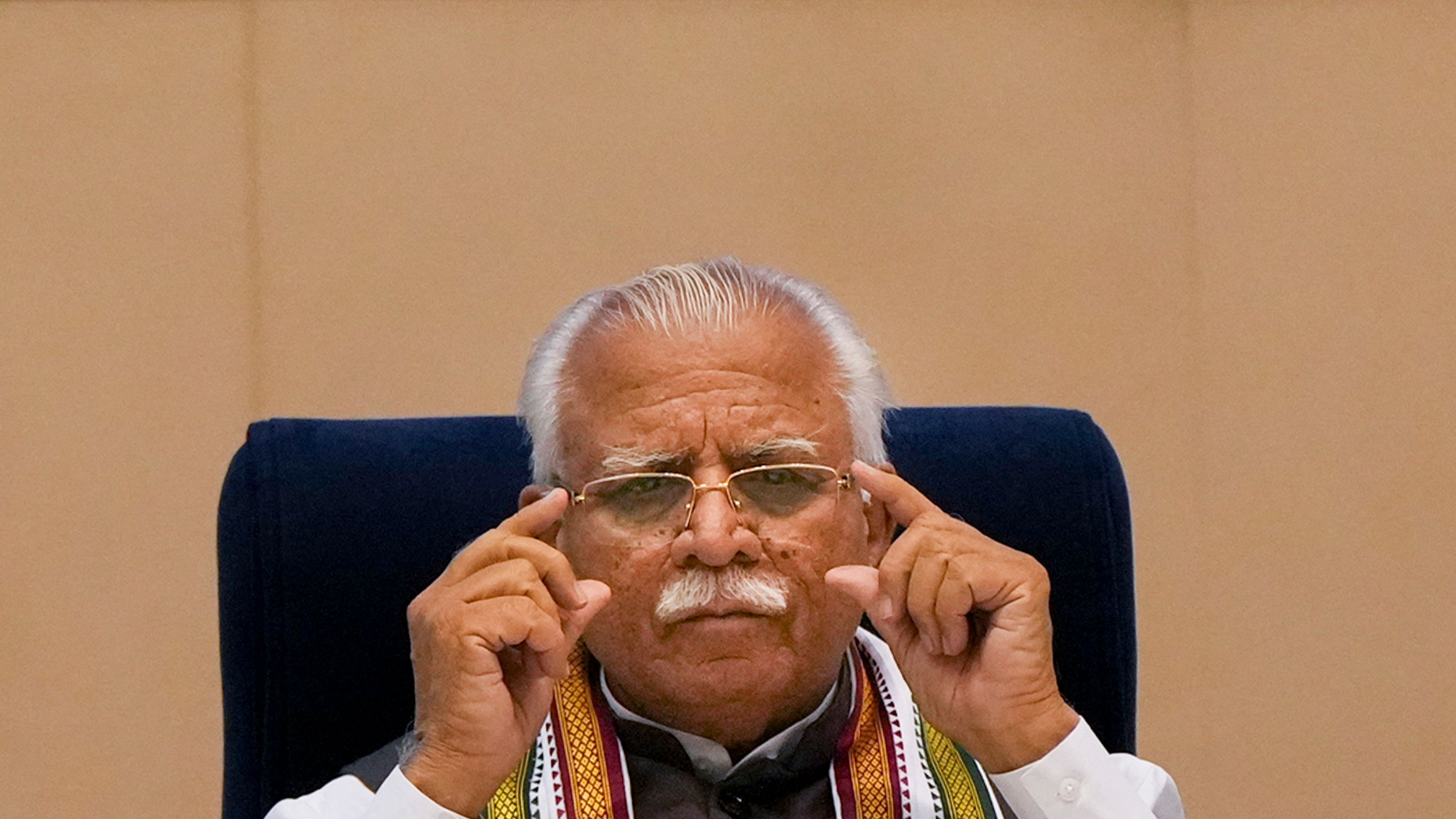 <div class="paragraphs"><p>Union Minister and senior BJP leader Manohar Lal Khattar</p></div>