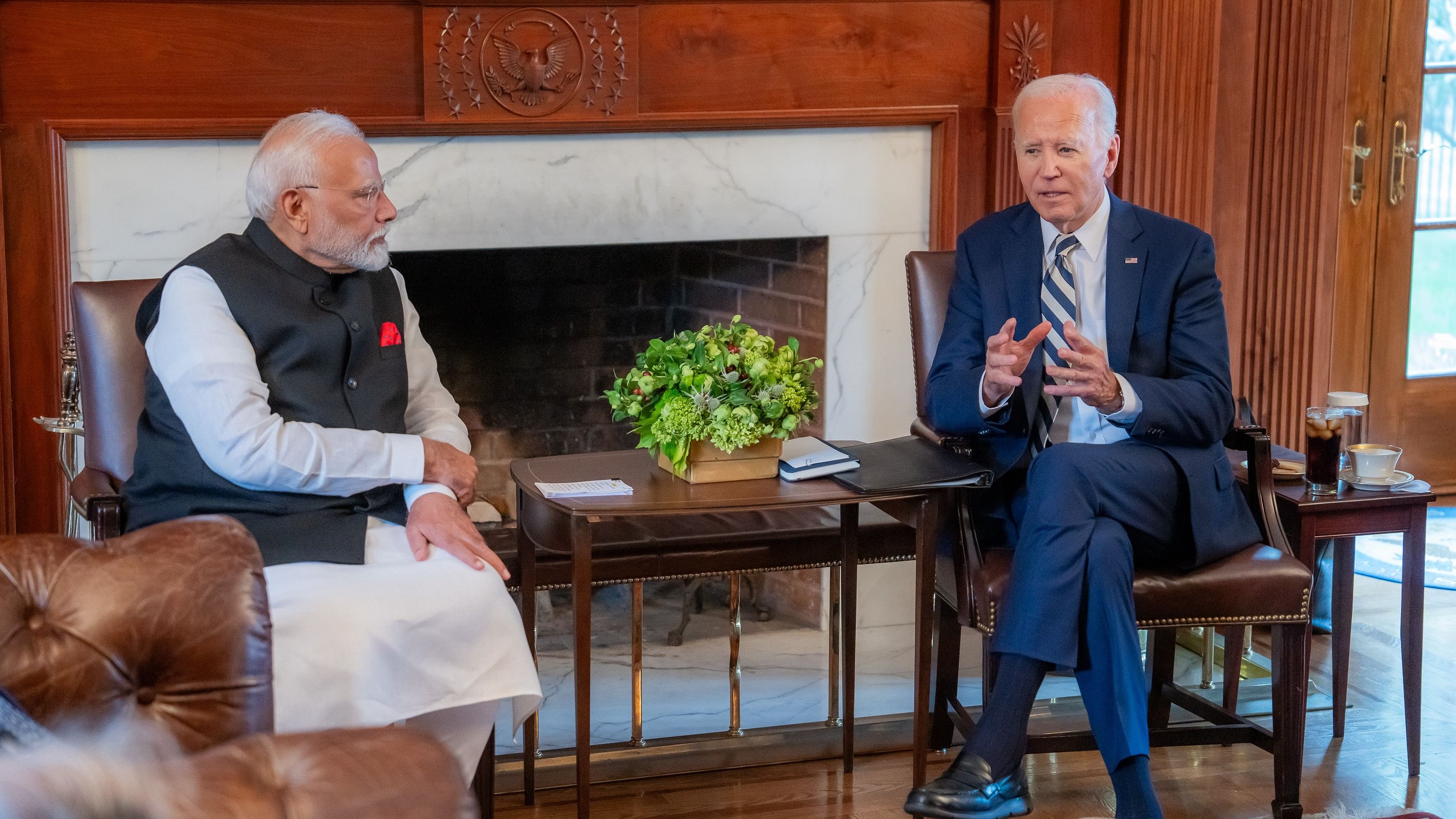 <div class="paragraphs"><p>PM Modi meets Biden ahead of Quad summit.</p></div>