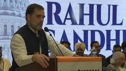 <div class="paragraphs"><p>Screengrab from Rahul Gandhi's speech during his US visit</p></div>