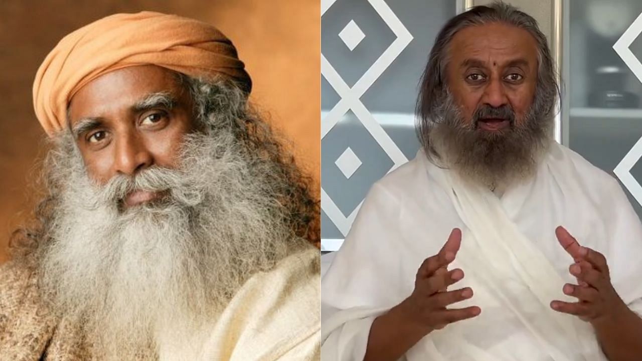 <div class="paragraphs"><p>Spiritual leaders Sadhguru and&nbsp;Sri Sri Ravi Shankar.</p></div>