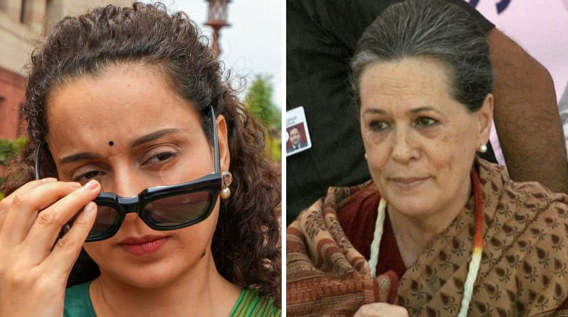 <div class="paragraphs"><p>BJP MP&nbsp;Kangana Ranaut and&nbsp;UPA chairperson Sonia Gandhi.</p></div>