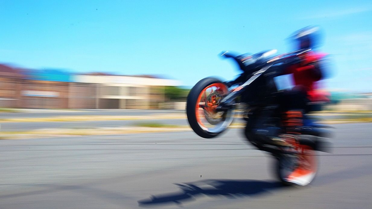 <div class="paragraphs"><p>Representative image showing a&nbsp;wheelie.</p></div>