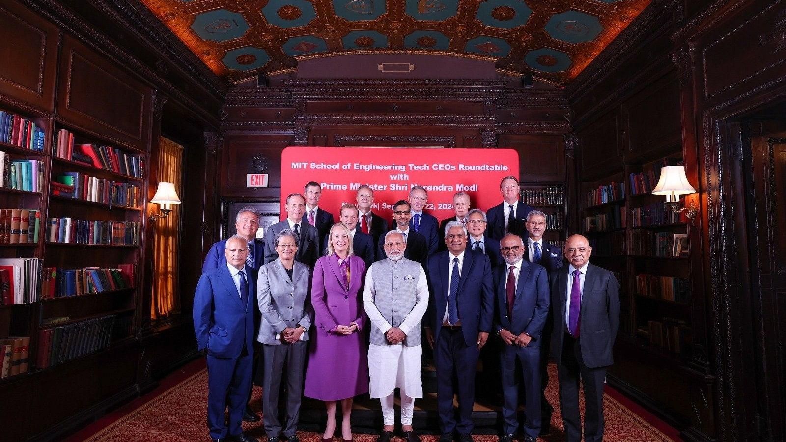 <div class="paragraphs"><p>The meeting took place at the Lotte New York Palace Hotel on Sunday during the second leg of Modi's three-day US visit</p></div>