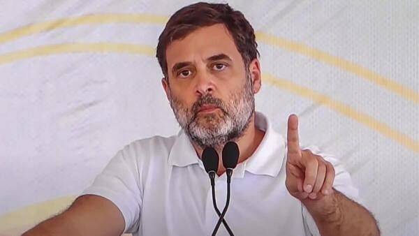 <div class="paragraphs"><p>Leader of Opposition in Lok Sabha and Congress leader Rahul Gandhi speaks during a public meeting for Jammu &amp; Kashmir Assembly elections, at Surankote, in Poonch district</p></div>