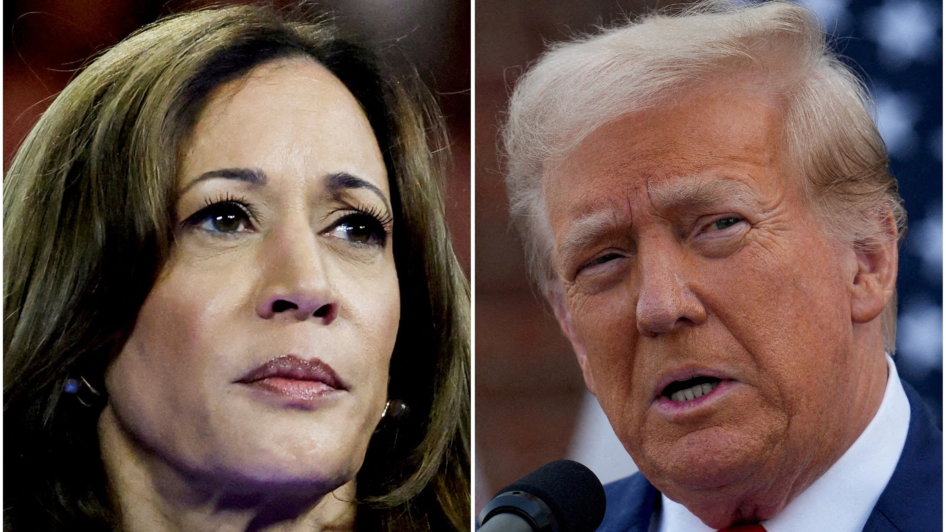 <div class="paragraphs"><p>US Vice President Kamala Harris and former US President Donald Trump</p></div>