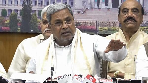 <div class="paragraphs"><p>Karnataka Chief Minister Siddaramaiah addresses a press conference, in Bengaluru, Tuesday, September 24, 2024.</p></div>