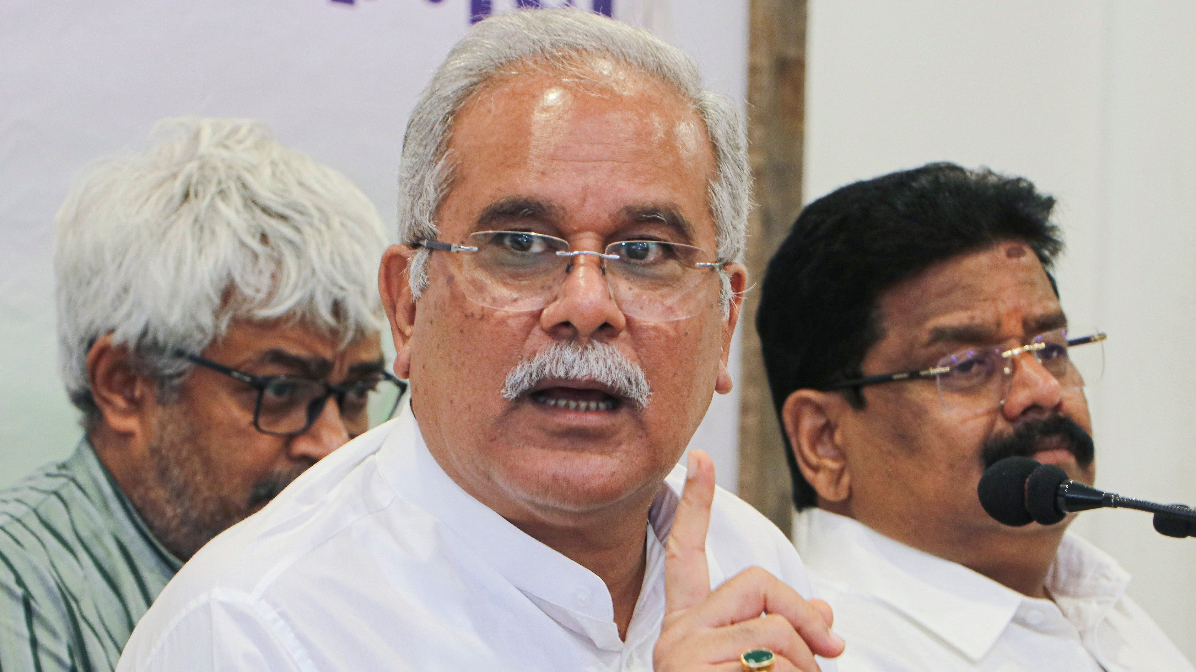 <div class="paragraphs"><p> Former Chhattisgarh chief minister and Congress leader Bhupesh Baghel</p></div>