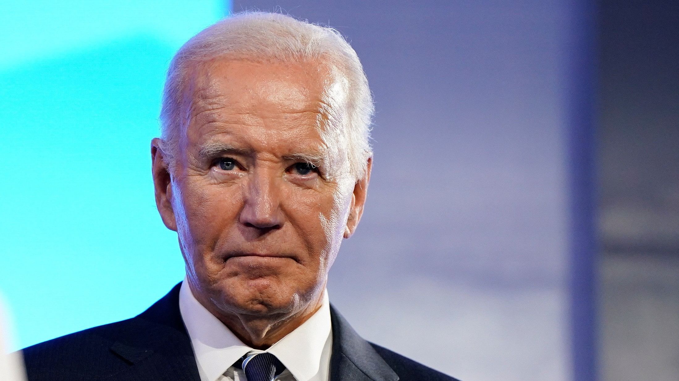 <div class="paragraphs"><p>US President Joe Biden looks on while attending the Clinton Global Initiative</p></div>