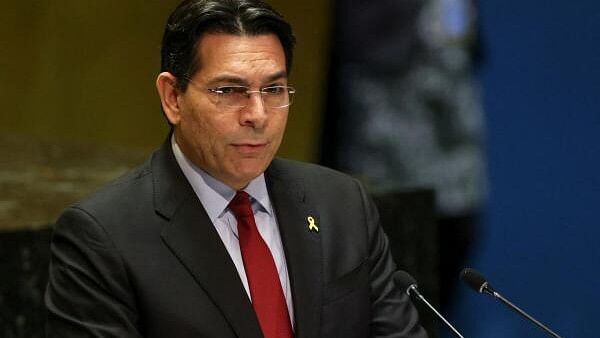 <div class="paragraphs"><p>Israel UN ambassador Danny Danon addresses the "Summit of the Future" in the General Assembly Hall of the United Nations Headquarters in New York City.</p></div>