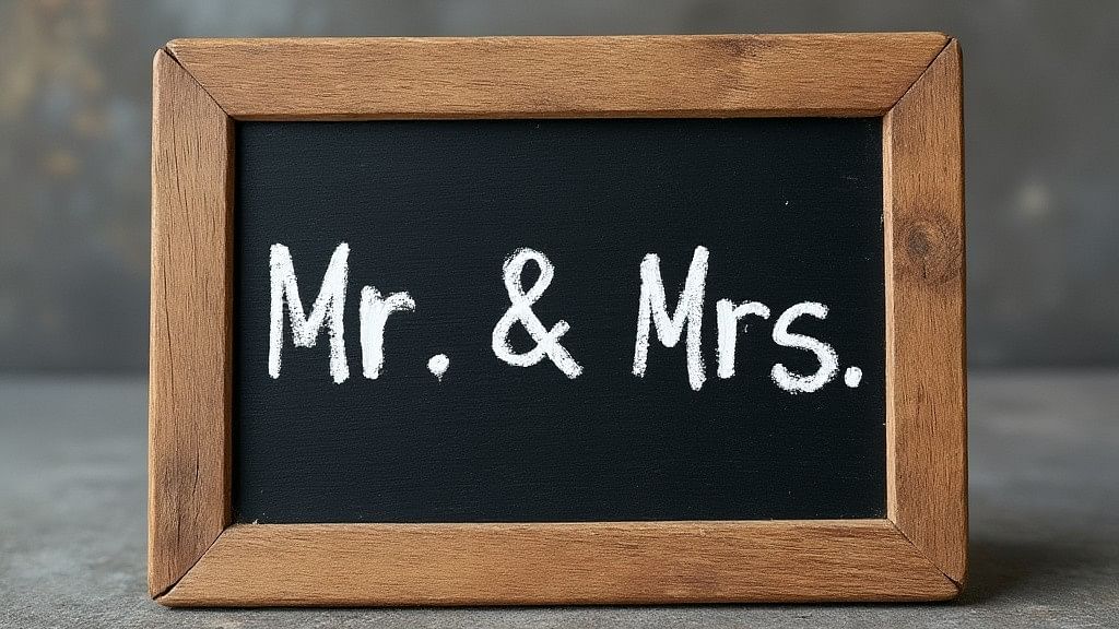 <div class="paragraphs"><p>Representative image where the words 'Mr' and 'Mrs' can be seen written in chalk on a board. This image is AI-generated.</p></div>