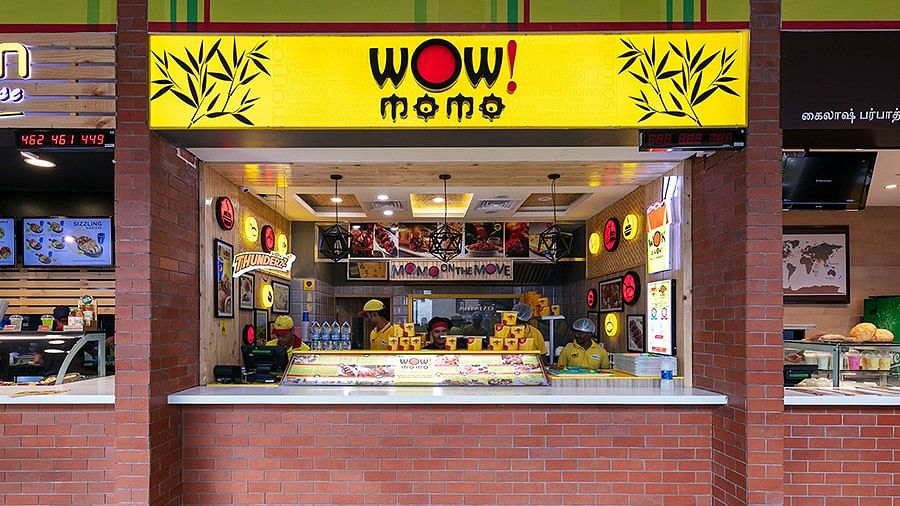 <div class="paragraphs"><p>A Wow Momo outlet is seen here</p></div>