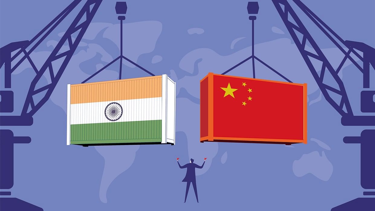 <div class="paragraphs"><p>Illustration showing shipping containers with India and China's flags. For representational purposes.</p></div>