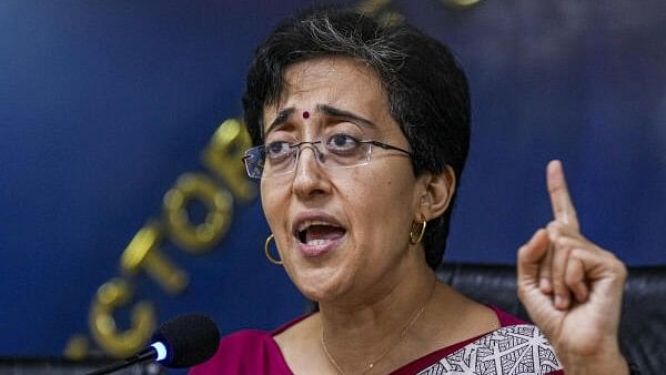 <div class="paragraphs"><p>Delhi Chief Minister Atishi addresses a press conference, in New Delhi, Wednesday, Sept. 25, 2024. </p></div>