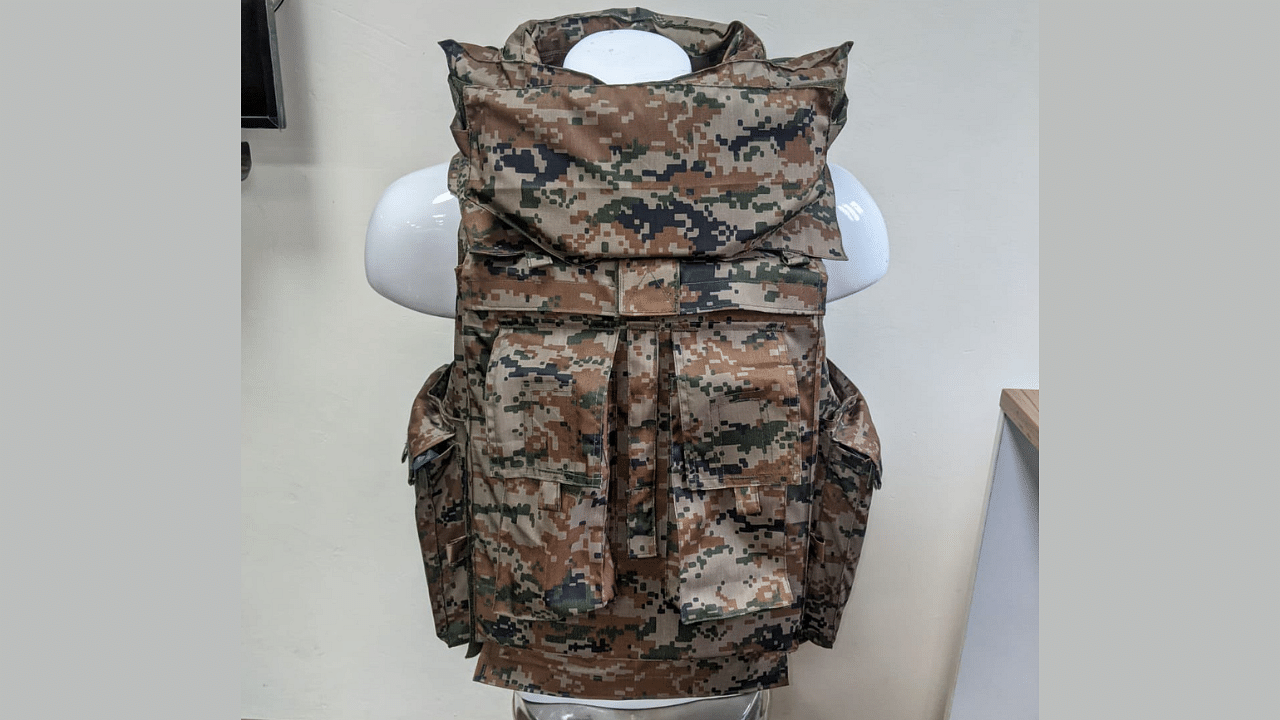 <div class="paragraphs"><p>Light Weight Bullet Proof Jackets named ABHED (Advanced Ballistics for High Energy Defeat).</p></div>