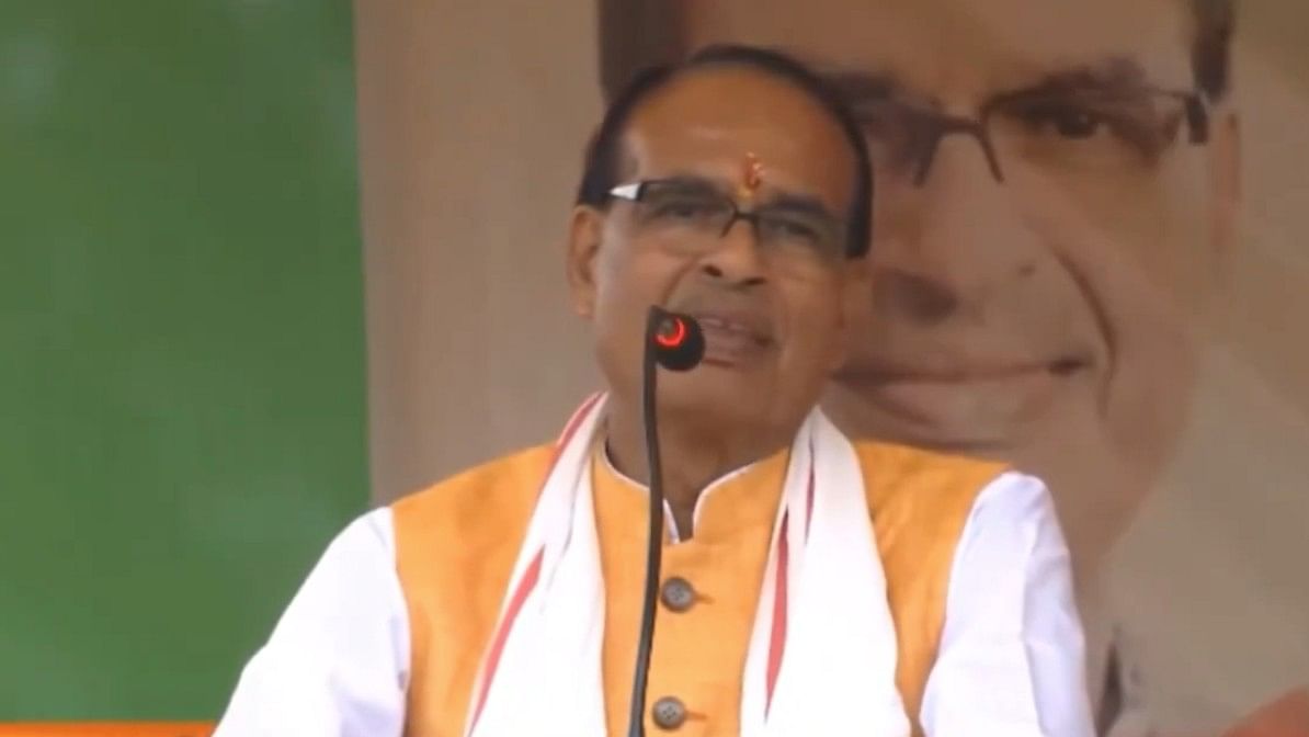 <div class="paragraphs"><p>Union Agriculture Minister Shivraj Singh Chouhan addressing&nbsp;BJP's Parivartan Yatra at Sisai in Gumla district.</p></div>