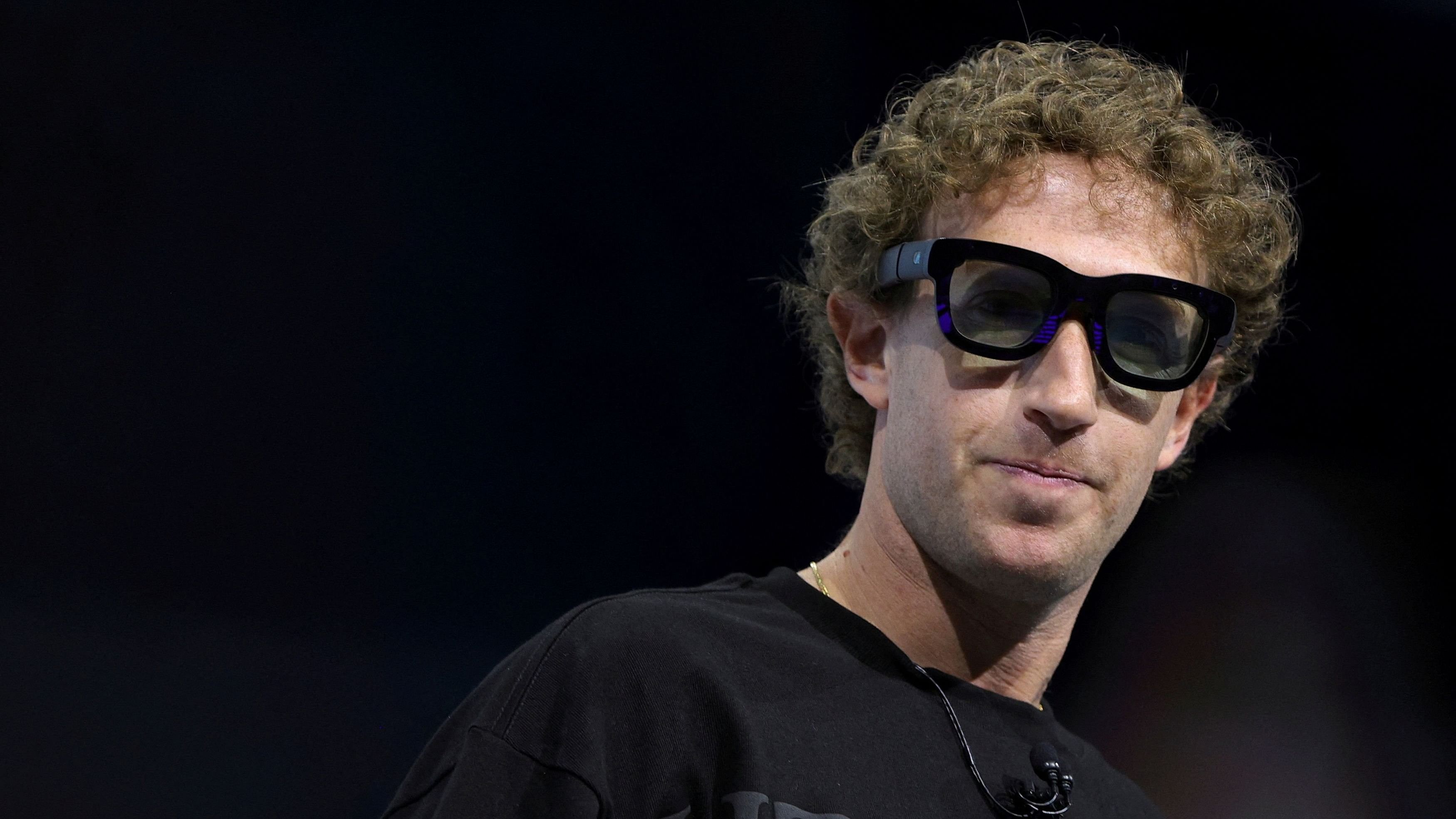 <div class="paragraphs"><p>Meta CEO Mark Zuckerberg tries on Orion AR glasses at the Meta Connect annual event at the company's headquarters in Menlo Park, California.</p></div>