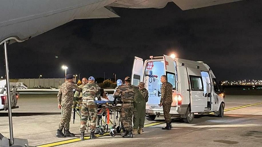 <div class="paragraphs"><p>The Army, the Indian Air Force, Integrated Defence Staff (IDS) and Department of Military Affairs (DMA) were involved in evacuation of the soldier.</p></div>