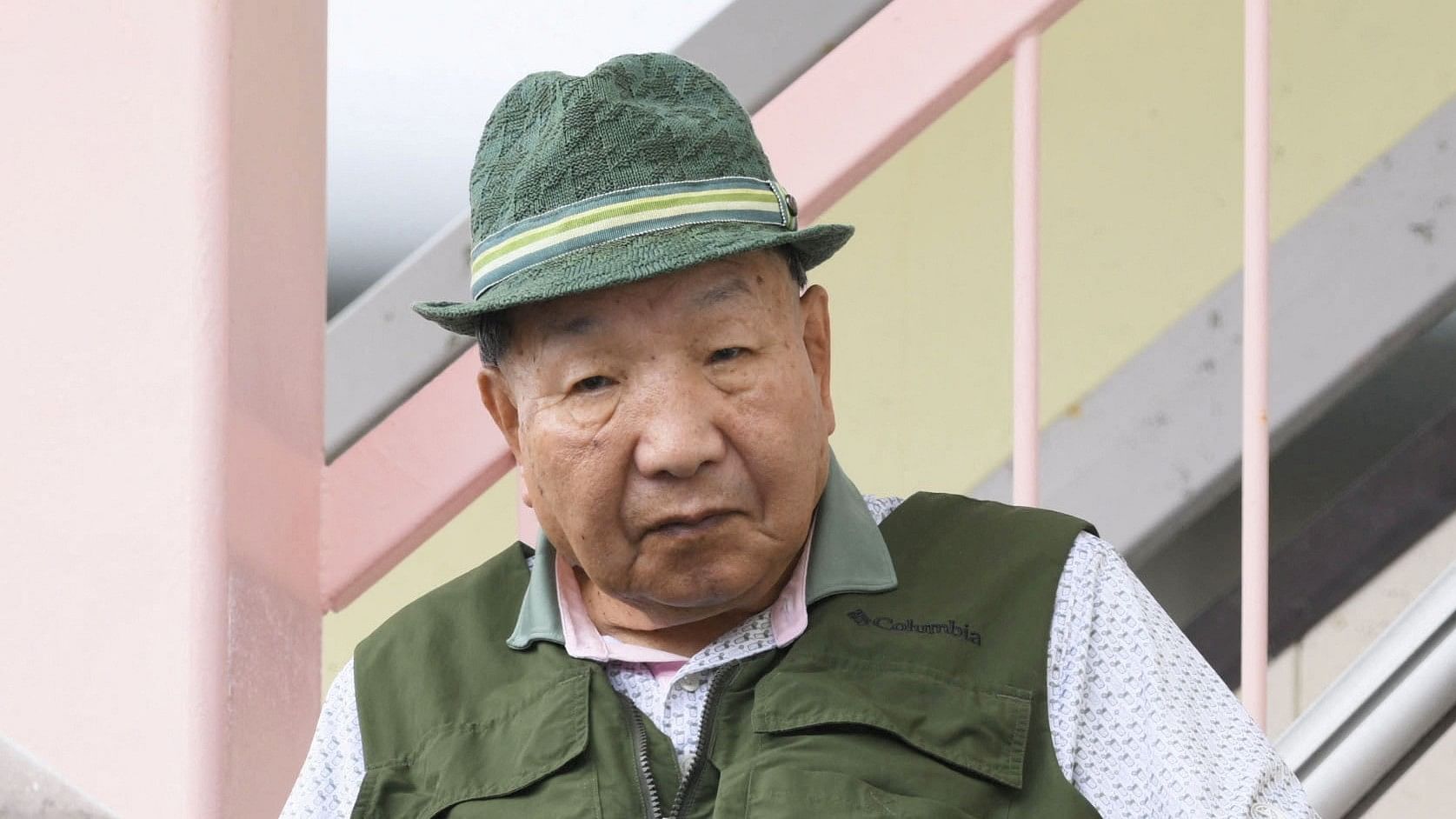 <div class="paragraphs"><p>Iwao Hakamada, 88, leaves home for his daily stroll in Hamamatsu, central Japan September 26, 2024, 2024, in this photo taken by Kyodo. </p></div>