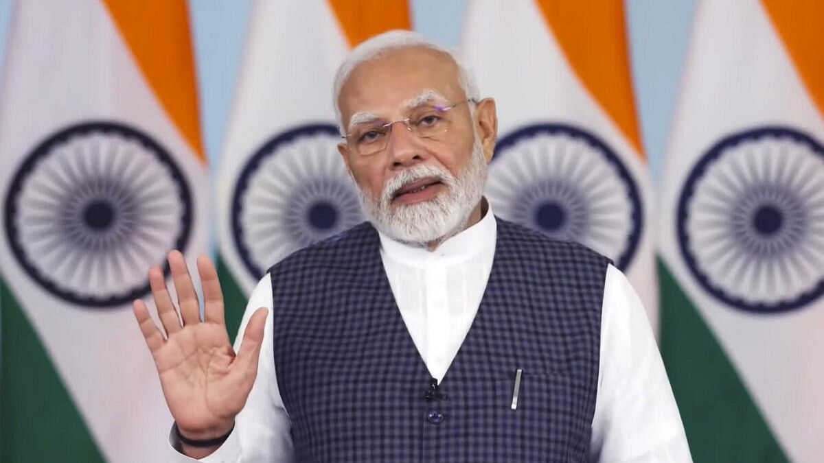 <div class="paragraphs"><p>PM Narendra Modi speaks during the virtual launch of 3 PARAM Rudra Supercomputers.&nbsp;</p></div>