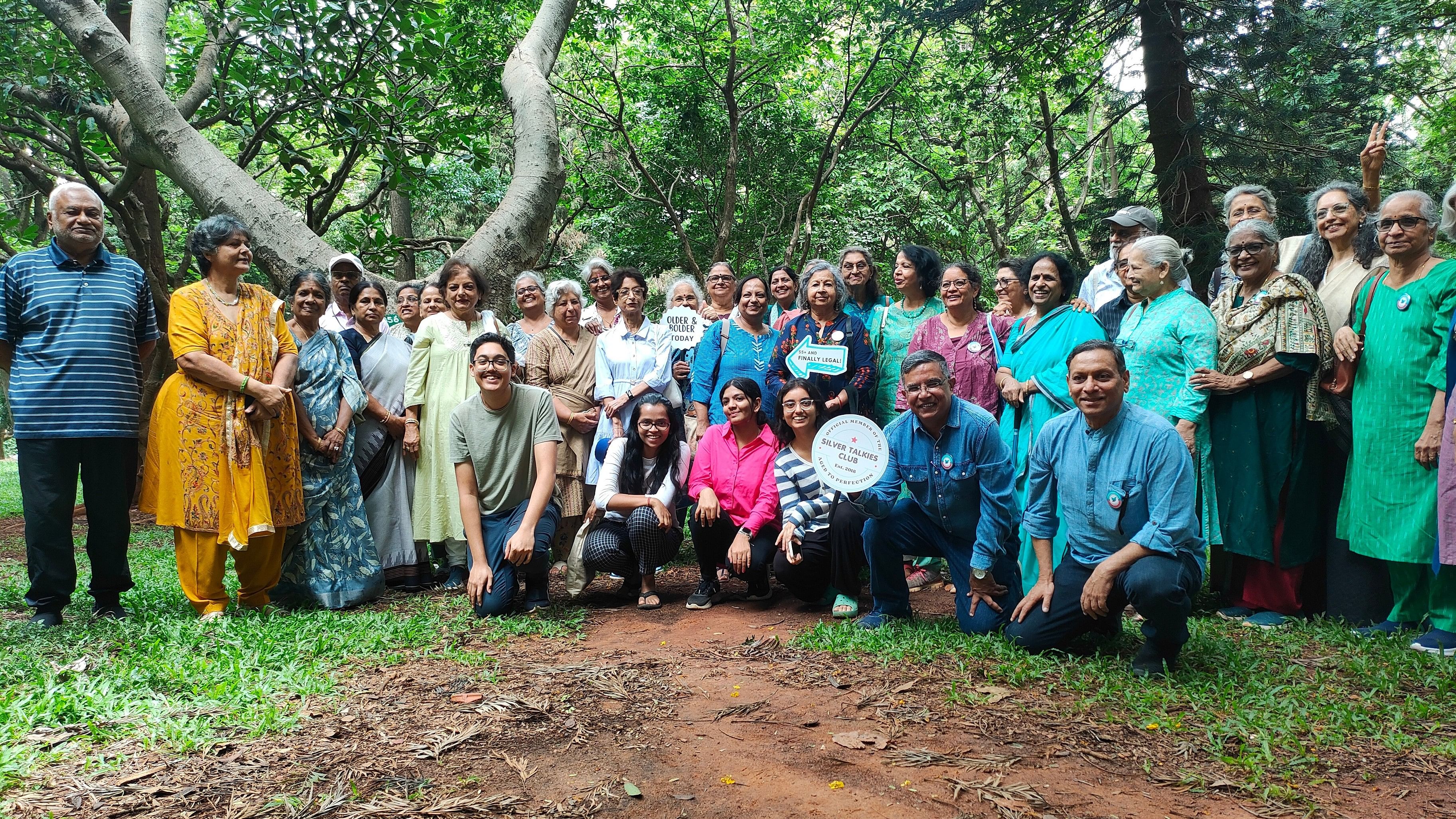 A meetup by Silver Talkies Club at Cubbon Park.