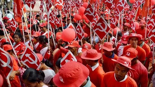 <div class="paragraphs"><p> CPI(M) party workers. Representative image. </p></div>